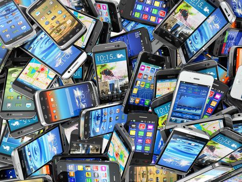 Mobile phones background. Pile of different modern smartphones. 3d , #spon, #background, #phones, #Mobile, #smartphones, #modern #ad Old Cell Phones, T Mobile Phones, App Guide, Unlimited Data, Mobile Learning, Phone Plans, Data Plan, Urdu News, Old Phone