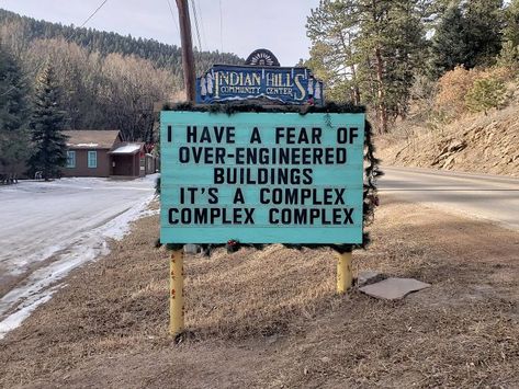 Indian Hills Community Sign Holiday Puns, Punny Jokes, Indian Hills, Bad Puns, Bad Jokes, Funny Puns, Dad Jokes, Funny Fails, Funny Signs