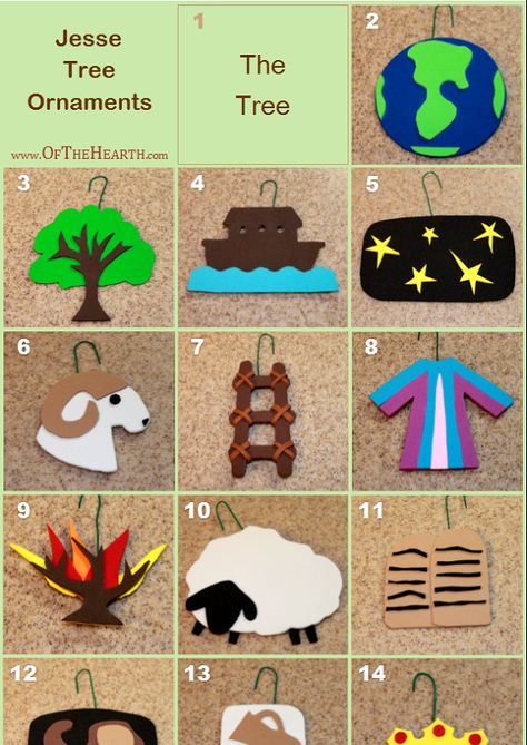 Diy Jessie Tree Ornaments, Jesse Advent Tree Ornaments Ideas, Felt Jesse Tree Ornaments Diy, Jessie Tree Ornaments Free Printable, Diy Jesse Tree Ornaments, Christmons Ornaments Diy, Jesse Tree Ornaments Diy Free Printable, Jesse Tree Ornaments Diy, Ornaments Diy For Kids