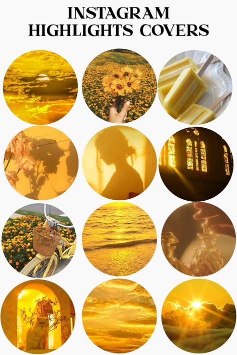 Yellow Aesthetic Instagram Highlights, Yellow Highlight Covers Instagram, Yellow Aesthetic Instagram, Aesthetic Highlight Covers Instagram Blue, Yellow Highlights Instagram, Instagram Highlight Covers Icons, Graphic Instagram, Aesthetic Highlight Covers Instagram Pink, Ig Icons Highlights Aesthetic