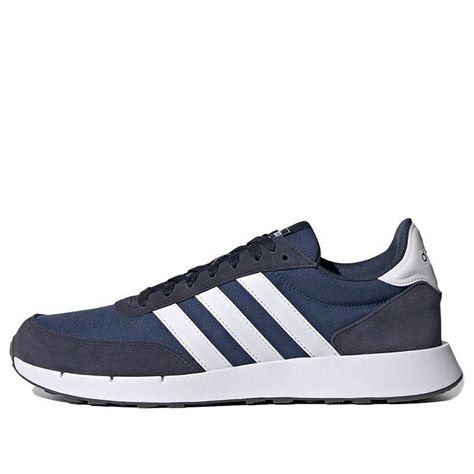 adidas neo Run 60s 2.0 DARK BLUE/WHITE Marathon Running Shoes/Sneakers Adidas Neo, Marathon Running Shoes, Marathon Running, Gym Shoes, Running Shoes Sneakers, Stylish Sneakers, Perfect Pair, Adidas Sneakers, Running Shoes