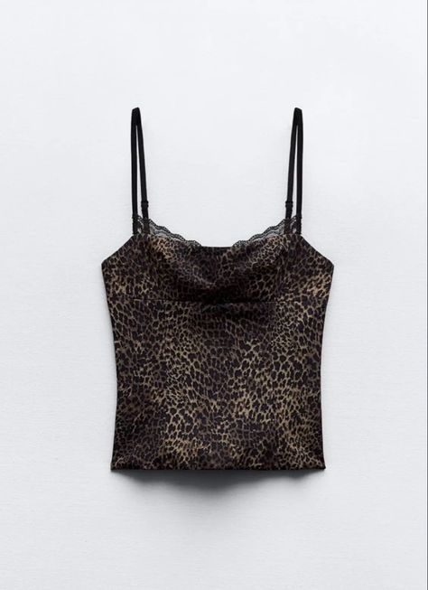 top is from ZARA Retro Rock Aesthetic, Suspenders Casual, Rock Aesthetic, Y2k Crop Top, Fashion Grunge, Top Streetwear, Grunge Punk, Leopard Print Top, Dream Clothes