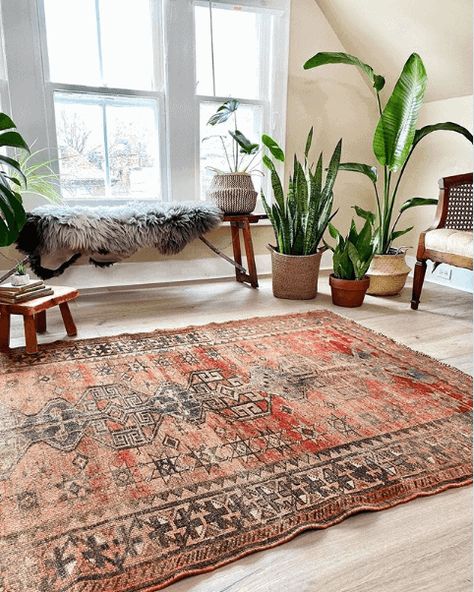 Modern Bohemian Interior Design, Antique Living Room, Boho Apartments, Vintage Style Rugs, Bohemian Interior Design, Bohemian Room, Bohemian Interior, Bohemian Living Room, Boho Living