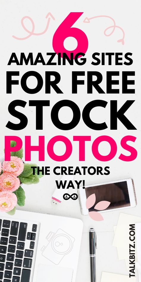 6 Amazing Free Stock Photo Sites for Creators!  If you don’t need to cost at stock photos, now you can get free photos from contributors directly from the best free stock photo sites. It’s free to use them for commercial and non-commercial purposes — no need to ask permission from contributors directly.  #StockPhotos #StockPhotosforBloggers #StockPhotoSites Best Stock Photo Sites, Amazing Websites, Photo Website, Photo Site, Waste Time, Blog Tools, Free Stock Video, Stock Photography Free, Successful Blog