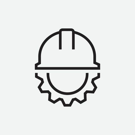 vector illustration of engineer icon with cogwheel Civil Engineering Logo Design Ideas, Hilight Instagram Cover Minimal, Engineering Logo Design Ideas, Engineering Icon, Civil Engineering Logo, Engineer Drawing, Engineer Logo, Engineering Illustration, Engineering Symbols