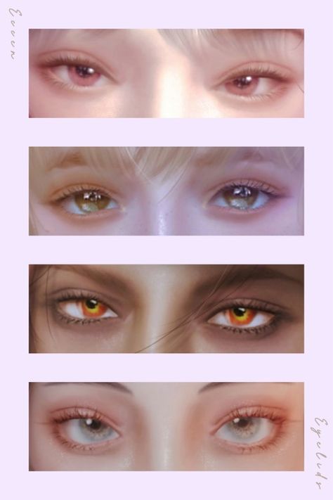 Sims 4 Cc Face Texture, Sims 4 Eye Skin Details, Sims 4 Vampire Default Eyes, Eye Present Sims 4, Sims 4 Cc Realistic Eye Shape, Eye Mods Sims 4, Eye Presets Sims 4 Cc Cute, Eyelid Cc Sims 4, Sims 4 Cc Anime Makeup