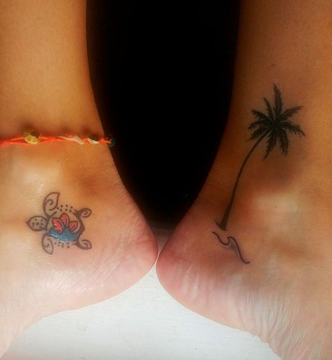 Palm tree tattoo, Hawaiian sea turtle tattoo, Ocean tattoo, beach tattoo, wave tattoo, ankle tattoo. Tropical tattoo. Hawaiian Sea Turtle Tattoo, Strand Tattoo, Tree Tattoo Ankle, Palm Tree Tattoo Ankle, Wellen Tattoo, Tattoo Beach, Tattoo Wave, Tree Tattoo Meaning, Hawaiian Tattoos