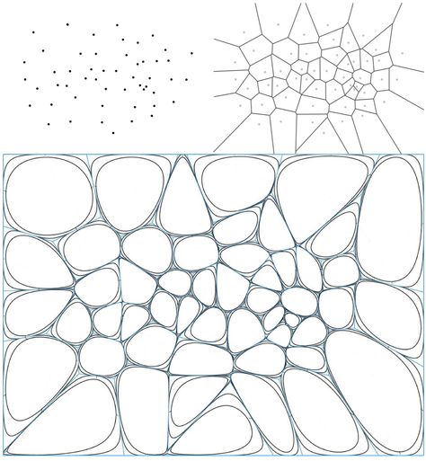 Voronoi Pattern, Voronoi Diagram, Generative Design, Parametric Design, Model Drawing, Textures Patterns, Landscape Design, Design Projects, Concept Design