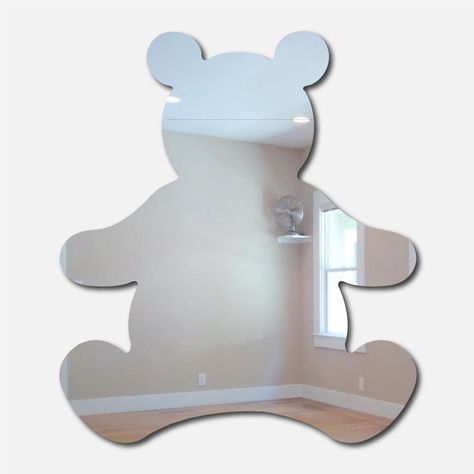 Teddy bear mirror Teddy Bear Mirror, Bear Mirror, Nursery Ideas, Baby Nursery, Teddy Bear, Nursery, Mirror, Art