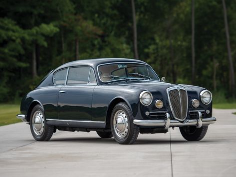 The Lancia Aurelia B20 GT is vastly appreciated in Europe but little-known here in the United States, except by those fortunate enough to own one. Those owners know their superb engineering and excellent performance, with fine road holding from a de Dion rear axle, and a V-6 engine enabling a top speed of 112 mph. Examples of the model ran with considerable success at all of the most famous venues of the era, including Le Mans, the Targa Florio, the Mille Miglia, and Monte Carlo Rallye. The ... Lancia Aurelia, Grand Prix Cars, Sports Models, Italian Cars, Car Storage, Car Collection, Chevrolet Corvette, Old Cars, Antique Collection