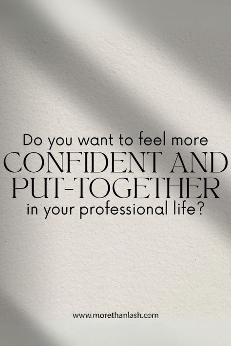 Confidence in the workplace isn't just about how you look, it's about how you feel. ✨👠
When you feel good about yourself, you project an aura of confidence that can help you command attention, build trust, and achieve your goals.
It's about owning your strengths, embracing your individuality, and showing up as the best version of yourself.
What are your go-to confidence boosters? Share your tips in the comments! 👇
.
#morethanlash #browsonfleek #browgoals #browlamination #eyes Feel Good About Yourself, Confidence Boosters, Brows On Fleek, Brow Lamination, Best Version Of Yourself, Build Trust, Achieve Your Goals, Feel Good, Aura