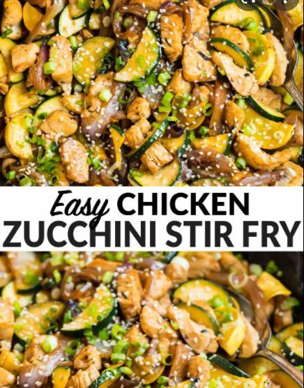 Chicken Zucchini Stir Fry, Stir Fry With Chicken, Easy Asian Chicken, Zucchini Stir Fry, Chicken And Zucchini, Chicken Zucchini, Easy Asian, Asian Chicken, Health Dinner