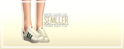 [SEMLLER] Adidas_Superstar for T/YA/A Male/Female • 4 Recolourable channels • Mesh and textures by me • Package files have higher quality DOWNLOAD Don’t reupload and claim as your own. You may convert... Sims 3 Shoes, Sims 3 Cc Finds, The Sims 3 Cc, Ts3 Cc, Cc Shopping, Cc Shoes, Sims 4 Cc Shoes, Sims 4 Mm Cc, Play Sims