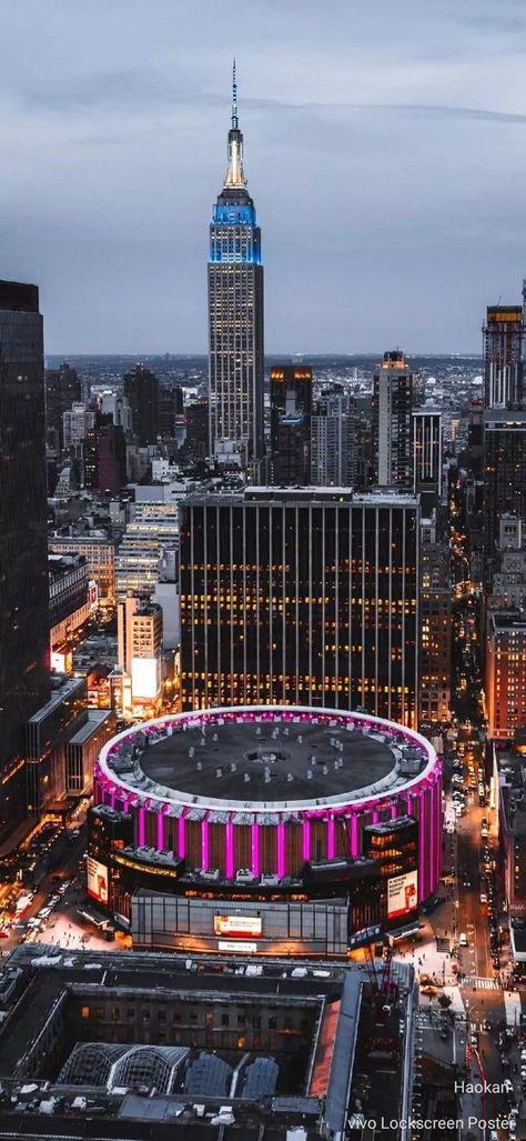 New York Madison Square Garden, Nova York City, New York Knicks Aesthetic, Madison Square Garden Aesthetic, New York Knicks Wallpaper, Madison Square Garden Concert, New York City Wallpaper, New York Stadium, Travel New York