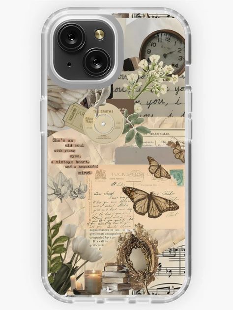 "Aesthetic Scrapbook Fairycore" iPhone Case for Sale by TellUsTheStory | Redbubble Phone Case Scrapbook, Scrapbook Phone Case, Aesthetic Scrapbook, Aesthetic Room Ideas, Room Ideas Aesthetic, Collage Phone Case, Floral Phone Case, Aesthetic Phone Case, Aesthetic Phone