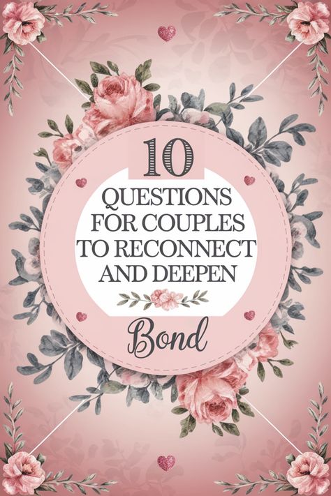 Explore these 10 thought-provoking questions for couples to deepen their bond and reconnect on a deeper level. Strengthen your relationship by tackling topics that will inspire meaningful conversations and promote understanding between you and your partner. Use these questions as a tool to enhance communication, build trust, and foster intimacy in your relationship. Take the time to reflect on each question together and embrace the opportunity to grow closer as a couple. Questions To Strengthen A Relationship, Questions For Couples To Reconnect, Couple Bonding Activities, Communication Is Important, Couples Communication, Questions For Couples, Communication Tips, Rebuilding Trust, Couple Questions