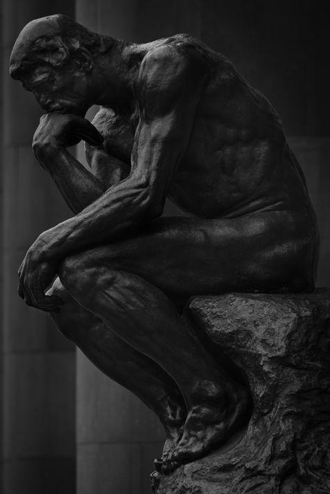 The Thinker Sculpture, Thinker Sculpture, The Thinker Statue, Rodin The Thinker, Ancient Greek Sculpture, Anatomy Sculpture, The Thinker, Auguste Rodin, Principles Of Art