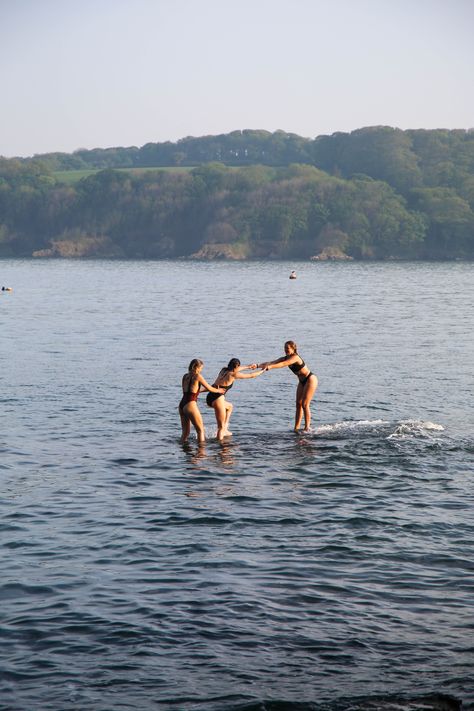 Wild Swimming Aesthetic, Wild Swimming Uk, 444 Manifestation, Swimming With Friends, Swimming Aesthetic, Falmouth University, Wild Swimming, Summer Swimming, Best Marriage Advice