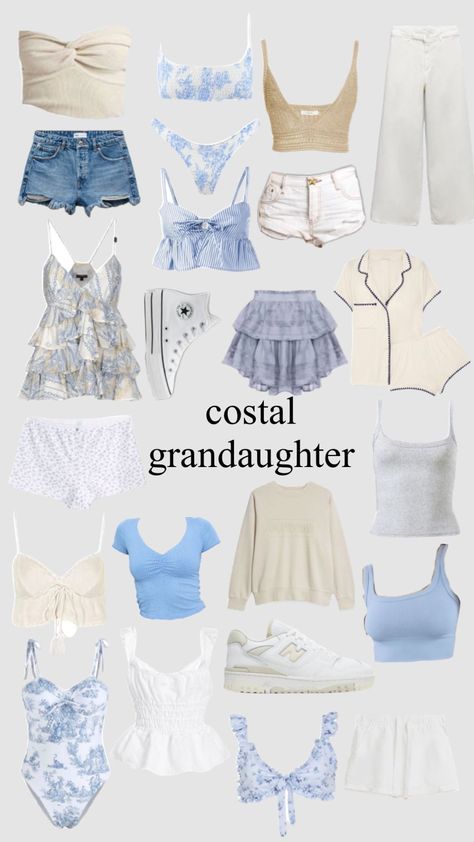 Coastal Grand Daughter Outfits, Greece Clothes, Coastal Outfits, Costal Granddaughter, Ocean Outfits, Summer Holiday Outfits, Coastal Granddaughter, Outfit Inspo Summer, Aesthetic Outfit Ideas