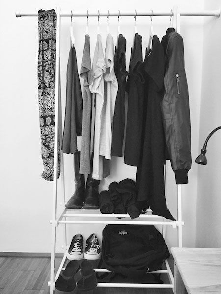 The 40 Things I Own - Burger Abroad Minimalist Packing, I Choose, Packing Tips, Packing List, Wardrobe Rack, Capsule Wardrobe, Wardrobe, Travel