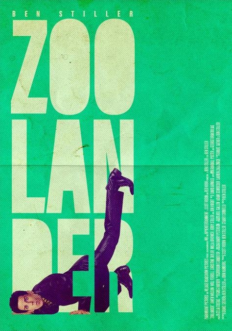 Zoolander Poster, Zoolander Aesthetic, Zoolander 2001, Ben Stiller, Natalie Portman, Retro Poster, Movies And Tv Shows, Movie Tv, Poster Art