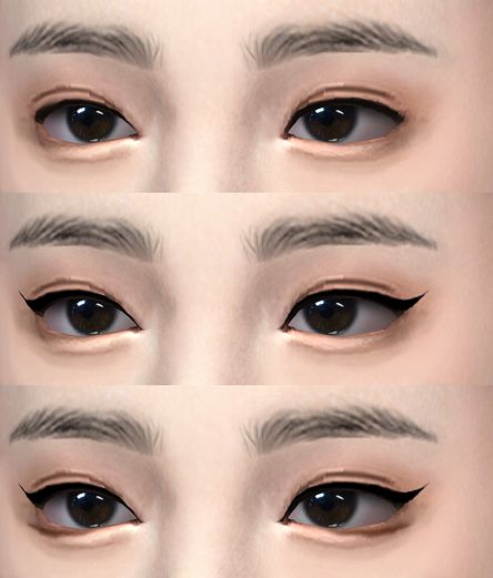 Sims 4 Cc Face Eyebrows, Sims Aegyo Sal, The Sims 4 Aegyo Sal, Sims 4 Cc Eyeliner Korean, Sim4 Cc Lips, Sims 4 Korean Presets, Ts4 Eyelids, Sims 4 Aegyo Sal, Sims 4 Female Presets