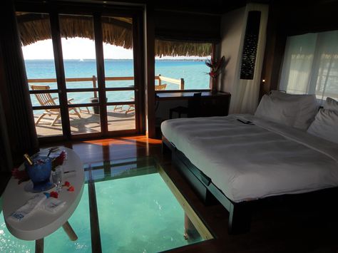 #Bora Bora view from my room Bora Bora Bedroom, Honeymoon Bed, Honeymoon Room, Bora Bora Bungalow, Honeymoon Rooms, Rich Vibes, Bora Bora Honeymoon, Bungalow Interior, Dream Honeymoon