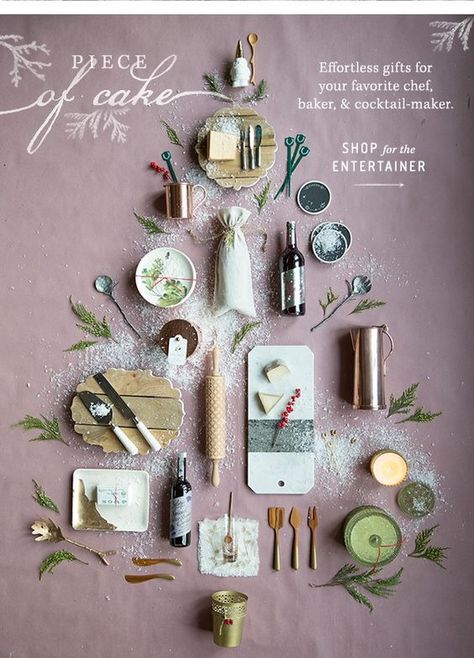 15 Examples of Great Holiday Email Designs - Alli Clough Ecommerce Expert Holiday Product Photography Ideas, Christmas Flat Lay Photography, Website Product Photography, Gift Guide Photography, Christmas Product Photography Ideas, Christmas Product Photography, Christmas Gift Photography, Christmas Still Life, Christmas Flat Lay