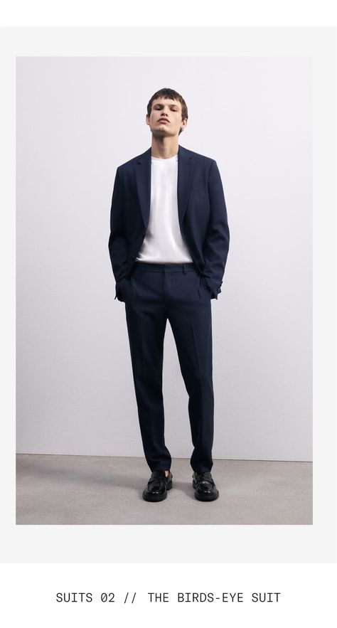 View All Basics Man | ZARA United States Teal Blue Blazer Outfit Men, Blue Blazer Outfit Men, Blue Blazer Outfit, Zara Men, Basic Hoodie, Basic Sweatshirt, Black Leather Loafers, Leather High Tops, Jogging Pants