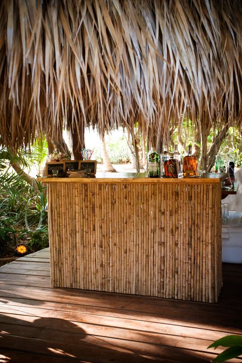 Bamboo Reception Desk, Rum Bar Ideas, Bamboo Bar Design, Bar Front Ideas, Tiki Bar Design, Coconut Stand, Bamboo Resort, Bamboo Store, Outdoor Bar Ideas