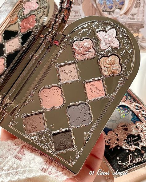 Flower Knows Makeup Palette, Flower Knows Angel Collection, Flower Knows Little Angel Makeup, Flower Knows Little Angel, Flower Knows Makeup, Chinese Douyin, Royal Core, Chinese Makeup, Product Sale