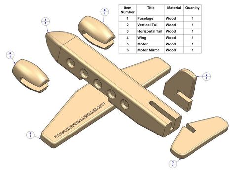 easy wood toy patterns | Passenger plane kids toy plan - Parts list Diy Wooden Toys Plans, Wooden Toys Design, Wooden Airplane, Hantverk Diy, Wooden Plane, Woodworking Plans Pdf, Dollhouse Diy, Wood Toys Plans, Hobby Craft