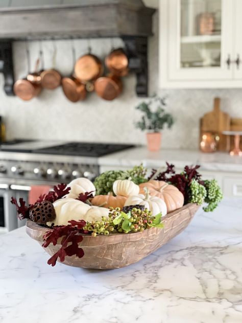 Style A Dough Bowl, Pantry Designs, Sanctuary Home Decor, Kitchen Sanctuary, Christmas Vignette, Sanctuary Home, Bowl Decor, Spring Flower Arrangements, Winter Centerpieces