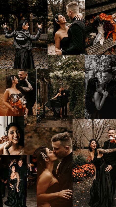 Alternative Wedding Attire All Black Attire Wedding, Black Attire Wedding, Alternative Groom Attire, Alternative Groom, Wedding Dress Alternative, All Black Attire, Grooms Attire, Dress Alternative, Black Wedding Dress