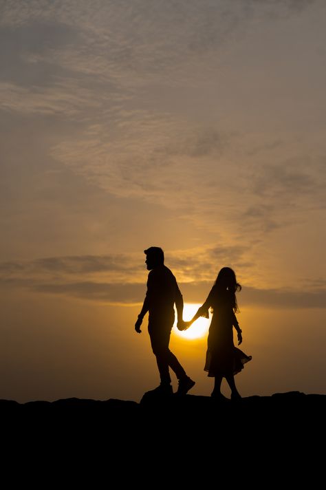 Whispering Promises under the Painted Sky: A Silhouette Tale of Love, Forever Etched in Time. Love's Silhouette Paints a Perfect Picture. Embracing Forever Moments in Sublime Elegance. Putting the sun behind and capturing is one great idea for perfect photography. #SilhouetteWeddingMagic #LoveInShadows"Embrace the Elegance of Shadows and Light on Your Special Day. #SilhouetteWeddingDreams #EternalPromise" Shadows And Light, Perfect Photography, Painted Sky, Love Silhouette, Silhouette Photography, Wedding Silhouette, Silhouette Painting, Love Forever, The Sunset