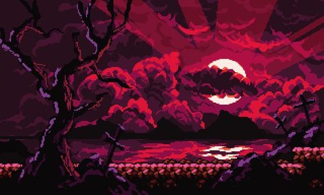 Pixel Art, Art Style, Wallpapers, Red, Art