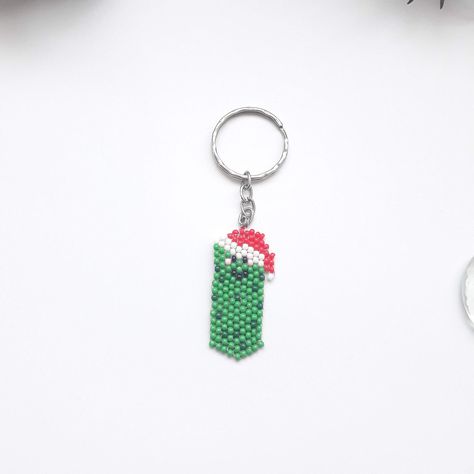 Excited to share the latest addition to my #etsy shop: Pickle Keychain,Bead Keychain,Funny Christmas Gift,Food Keychain https://etsy.me/3zJJ2hl Miyuki Keychain, Canned Cucumbers, Pickle Keychain, Food Keychain, Keychain Funny, Beads Christmas, Bead Keychain, Seed Beading, Bead Ideas