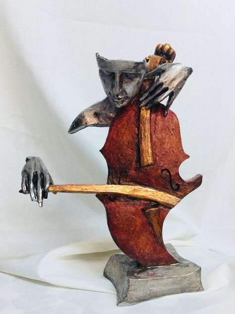 Music Sculpture, Hand Casting, Ceramics Ideas Pottery, Romantic Art, Clay Creations, Modern Artwork, Altered Art, Art Museum, Bottles Decoration