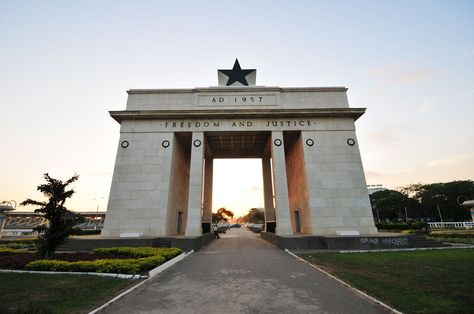 Independence Arch  Accra Ghana   Independence Arch, at the centre of the busy roundabout, is also known as Black Star Square Travel Team, Accra Ghana, Stock Broker, Central Bank, Money Transfer, Accra, African Countries, Bitcoin Mining, Local Guide