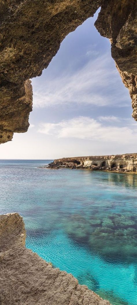 Sea cave at Ayia Napa, Chipre Intimo Victoria Secret, City View Apartment, Sea Cave, Beach Sunset Wallpaper, Ayia Napa, Ocean Vibes, Sunset Wallpaper, Holiday Pictures, Dream Holiday