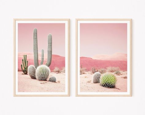 Western Art Prints, Desert Boho Decor, Cactus Prints, Southwest Wall Art, Beachy Wall Art, Travel Gallery Wall, Cactus Pictures, Aztec Decor, Desert Wall Art