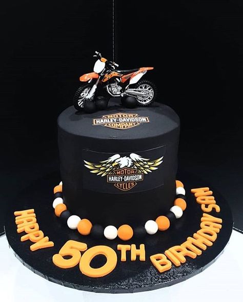 49 Birthday Cake For Men, Motorbike Cake For Men, Cakes With Motorcycles, Pastel Moto, Motorcycle Cake Designs For Men, Bolo Motocross, Cake Motorcycle, Motorcycle Birthday Cakes, 40th Birthday Cakes For Men