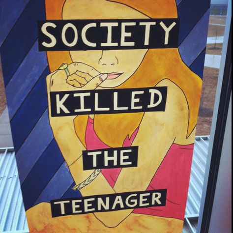 society killed the teenager. Society Killed The Teenager