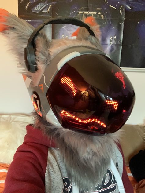 Fursuit Protogen, Protogen Suits, Synth Fursuit, Quadsuit Fursuit, Protogen Fursuit, Protogen Art, Dragon Fursuit Head, Furring A Fursuit Head, Kigurumi Mask Fursuit