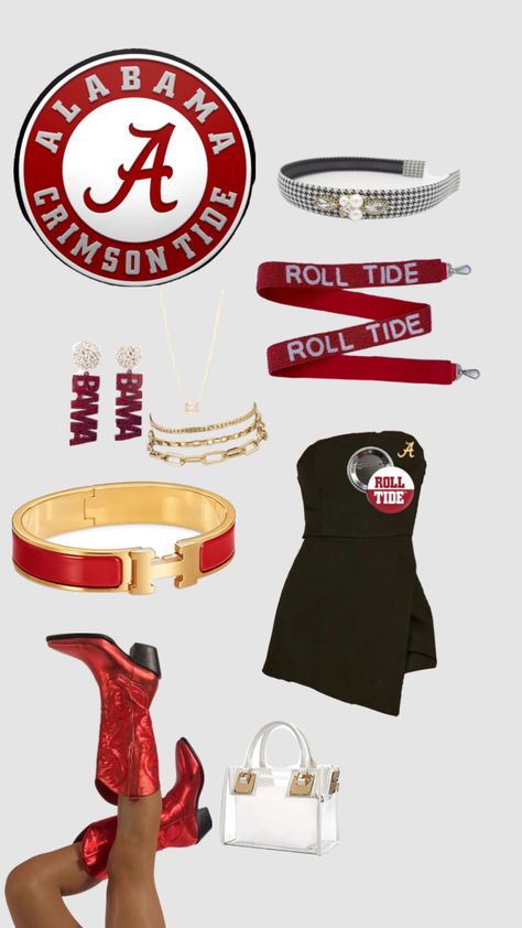 University Of Alabama Outfits, University Of Alabama Gameday Outfit, University Of Alabama Game Day Outfits, University Of Alabama Aesthetic, Alabama Outfits, Alabama Game Day Outfit, Alabama Gameday Outfit, Bama Gameday, Univ Of Alabama