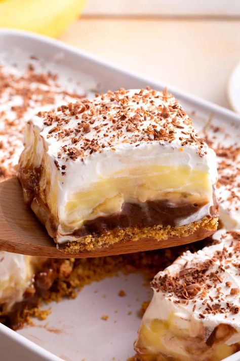 Banana Pudding Bars, Pudding Desert, Pudding Bars, Banana Chocolate Recipes, The Best Banana Pudding, Chocolate Banana Pudding, Pudding Bar, Chocolate Cream Pie Recipe, Instant Banana Pudding