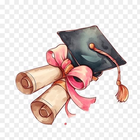 Graduation ceremony clipart Graduation Cap Clipart, Cap Clipart, Graduation Cartoon, Pink Graduation, Back To School Clipart, Big Brown Eyes, Beach Themed Party, Purple Paint, Cute Cartoon Characters