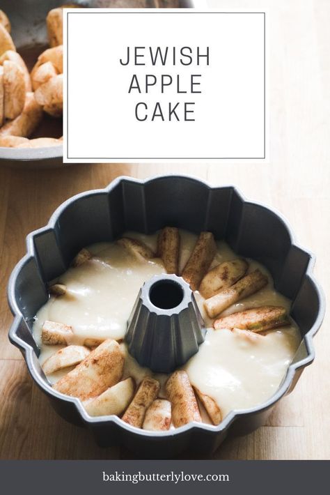 Jewish Apple Cake is super easy to make and a real crowd pleasing recipe. It's simply apples and cinnamon in a moist bundt cake with addictively crispy edges. Moist Bundt Cake, Jewish Apple Cake, Apples And Cinnamon, Eat Cupcakes, Buttercream Cake Decorating, Crowd Pleasing Recipes, Apple Cake Recipes, Caking It Up, Jewish Recipes