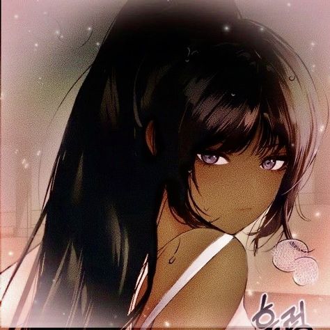 Blasian Pfp, Girl Pfp Black, Anime, Black