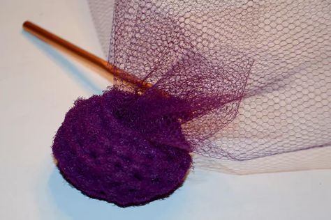 How to Make Crocheted Net Scrubbers | eHow How To Triple Crochet, Scrubby Yarn Crochet Patterns, Crochet Dish Scrubber, Scrubby Yarn Crochet, Scrubbies Crochet Pattern, Nonstick Pans, Scrubby Yarn, Crochet Scrubbies, Crochet Pot